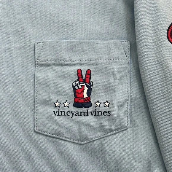 NWT*Vineyard Vines Boy LAX Tee - Picture 2 of 4